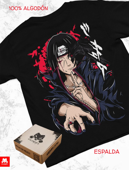 Playera Solomon's ITACHI NARUTO | 100% Algodón
I Tacto Suave | Anime Streetwear