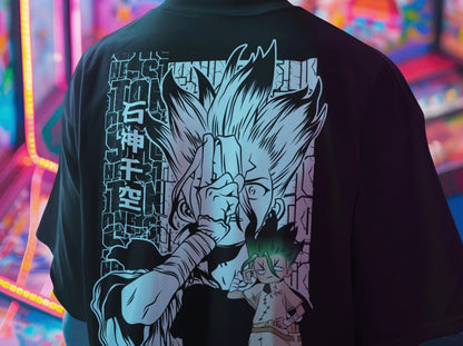 Playera Solomon's SENKU DR STONE | 100%
Algodón | Tacto Suave | Anime Streetwear