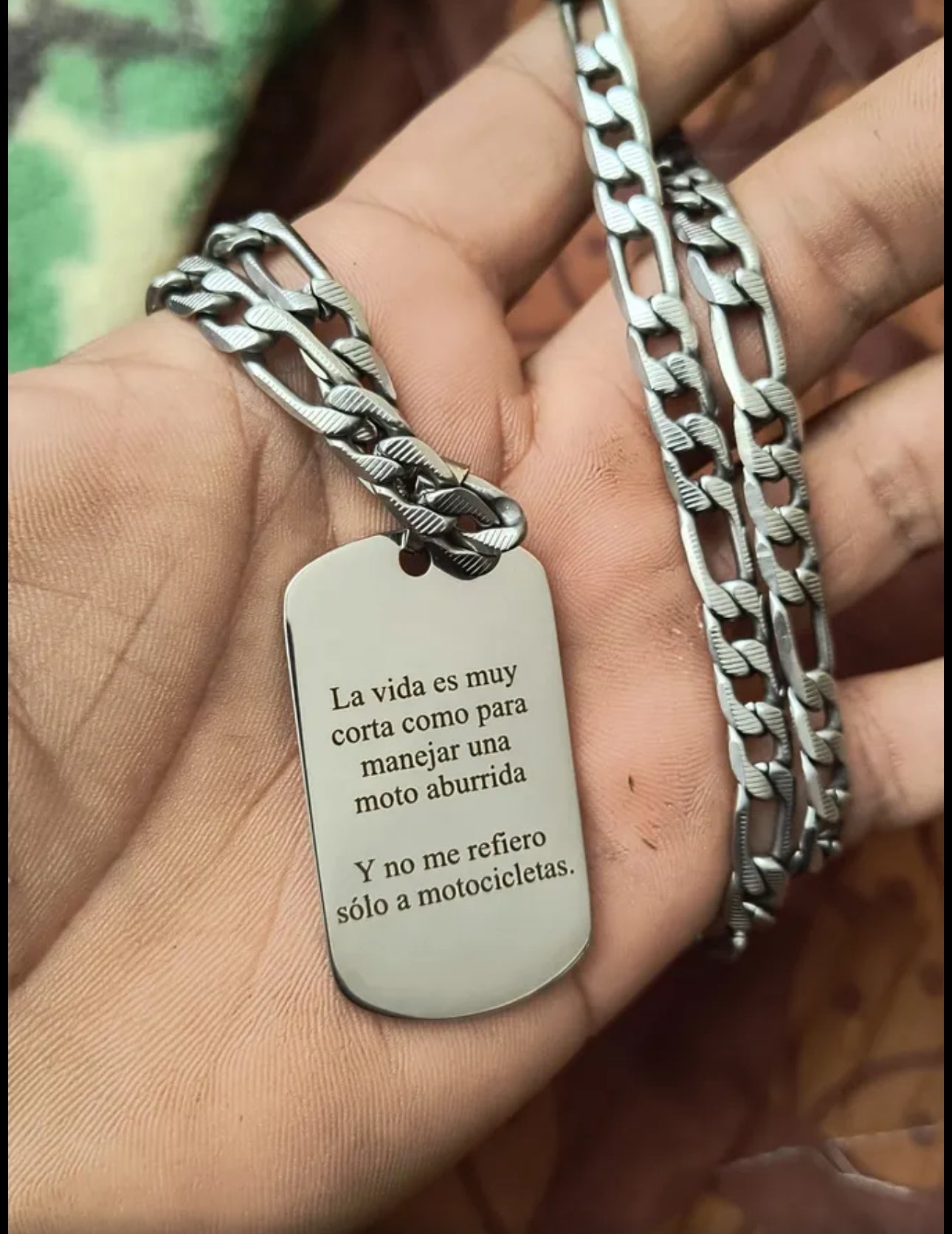Placa Personalizada Del Temach Acero Inoxidable