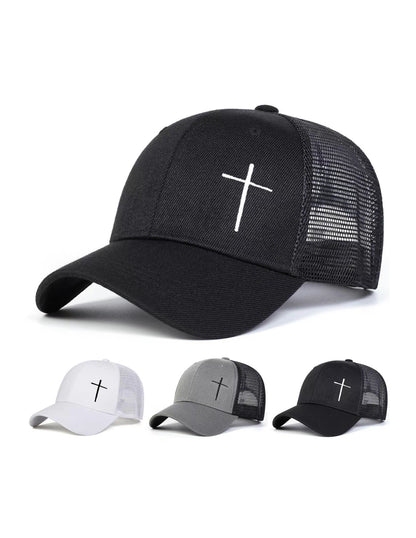 Gorra de Diseño Cruzado, Sombrero Casual para Deportes al Aire Libre para Hombres y Mujeres, Gorra Ajustable con Protección Solar para Uso
Diario