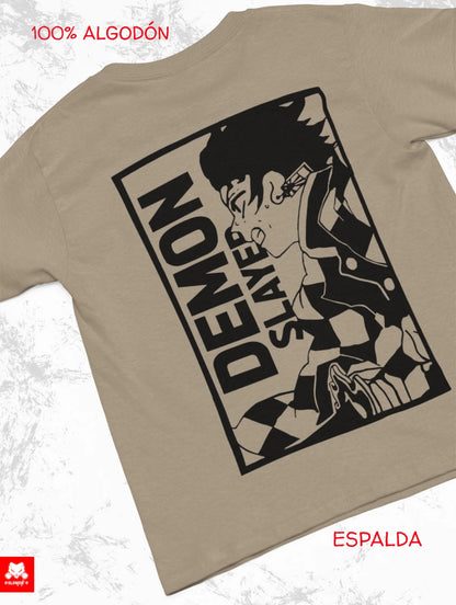 Playera Solomon's DEMON SLAYER TANJIRO 01 | 100% Algodón | Tacto Suave | Anime Streetwear