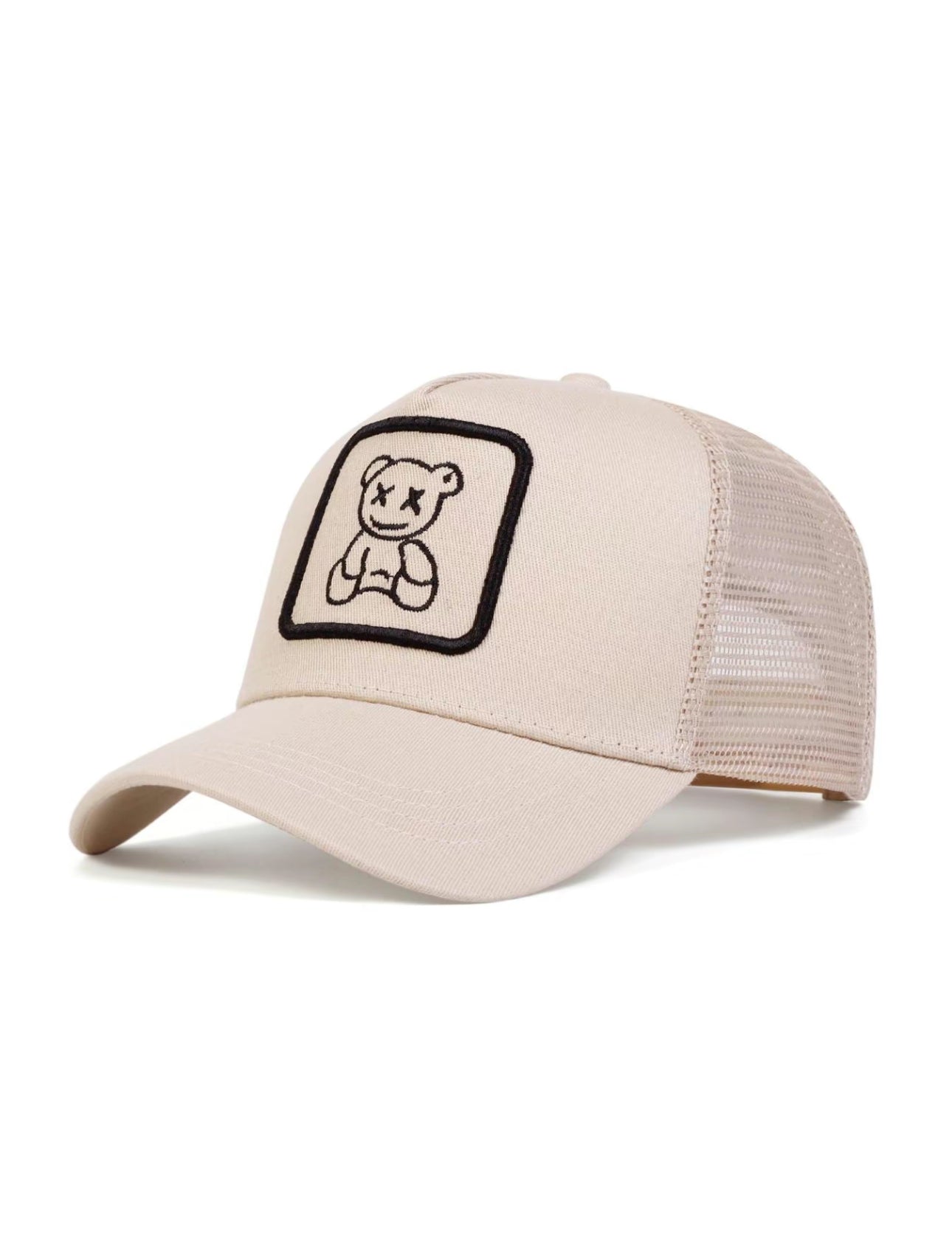 Gorra de Béisbol con Bordado de Oso de Dibujos Animados, Sombrero Casual para Deportes al Aire Libre para Hombres y Mujeres, Sombrero Ajustable para Protección Solar para Uso Diario