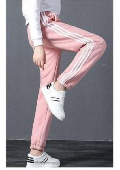 (🌎 PRODUCTO INTERNACIONAL) Pantalones De Invierno Gruesos De Forro Polar Con Rayas Depo