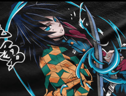 Playera Solomon's GIYU TOMIOKA DEMON
SLAYER | 100% Algodón | Tacto Suave | Anime Streetwear
