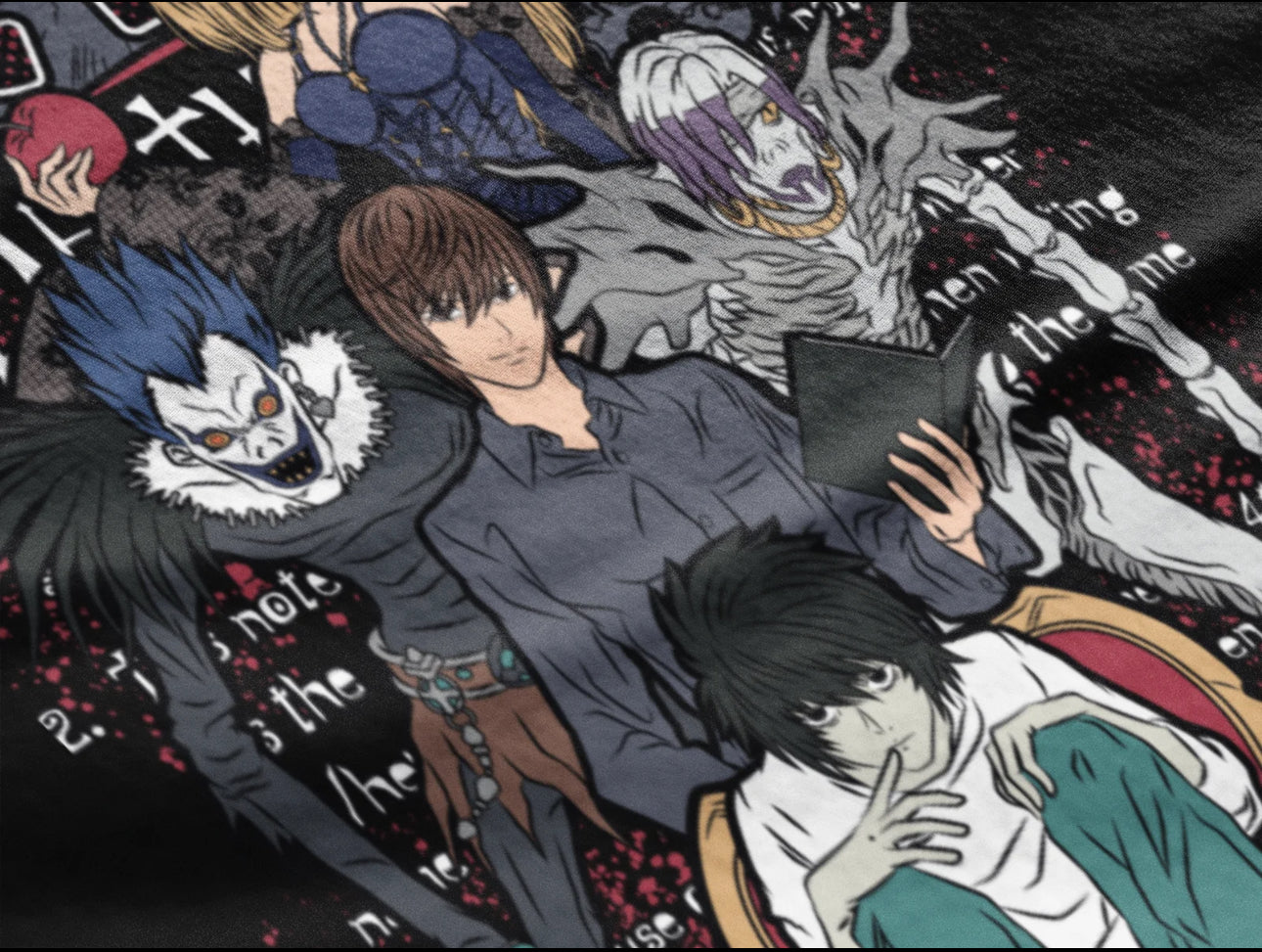 Playera Solomon's DEATH NOTE | 100% Algodón |
Tacto Suave | Anime Streetwear