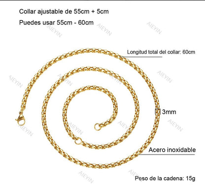 Collar De Águila Acero Inoxidable Dijes Medallas Para Hombre
