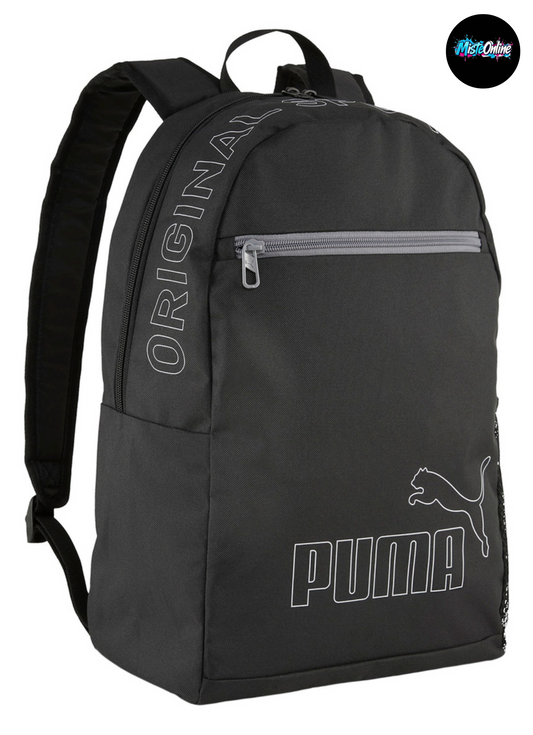 Mochila Para Hombre En Poliéster 091166 01 Color Negro Puma Diseño de la tela Lisa