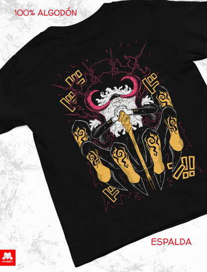 Playera Solomon's ONE PIECE GOROSEI SATURN | 100% Algodón | Tacto Suave | Anime Streetwear