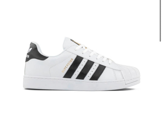 Tenis adidas Superstar Unisex Bco/negro