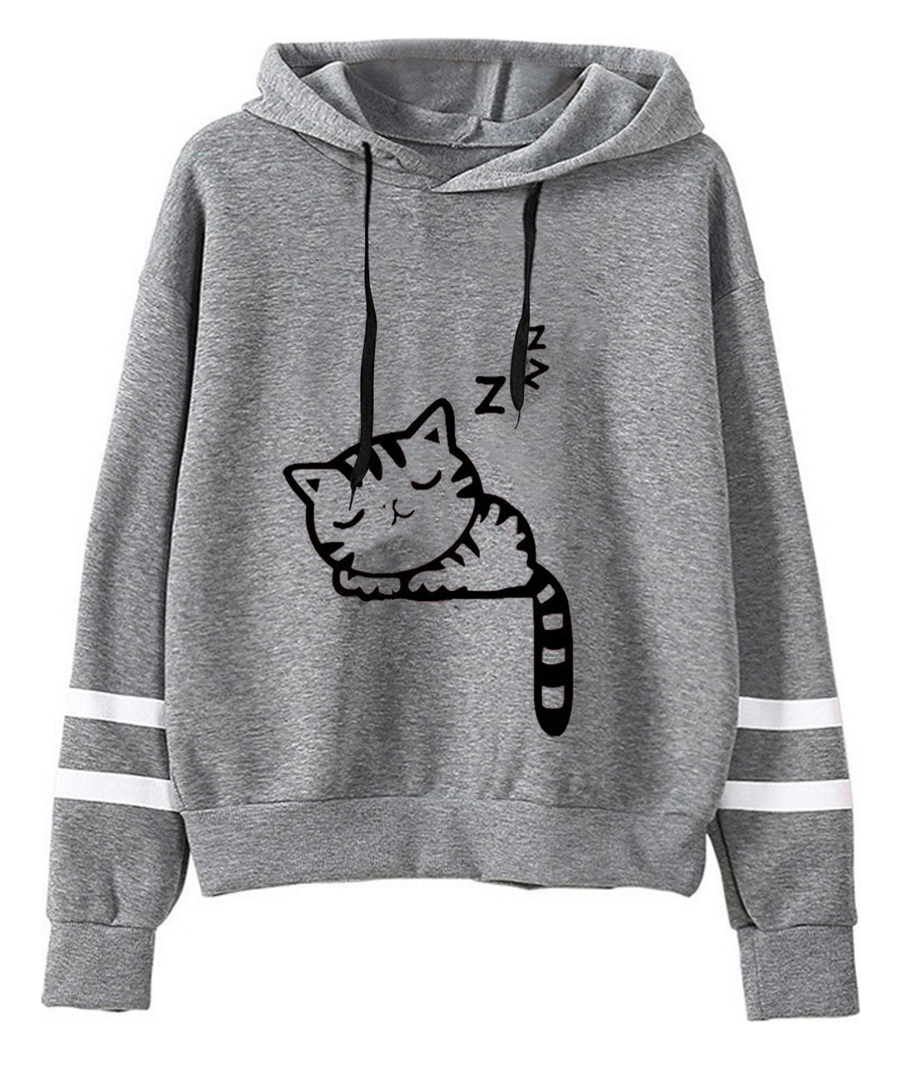 (🌎 PRODUCTO INTERNACIONAL) Camisetas De Manga Larga Con Capucha Estampada De Alta Calid