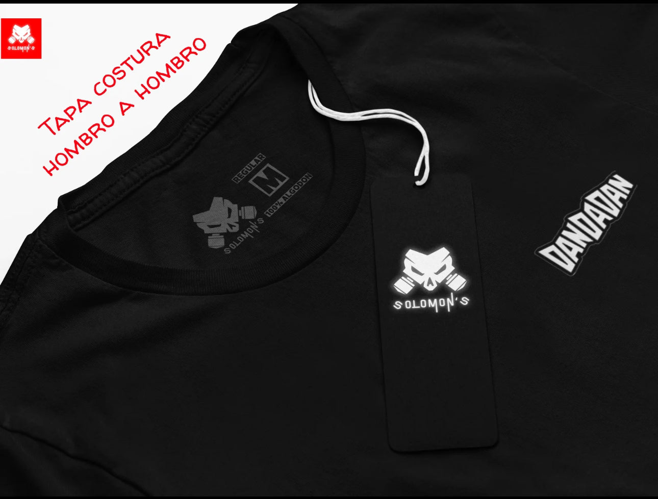 Playera Solomon's DanDaDan | 100% Algodón |
Tacto Suave | Streetwear Anime