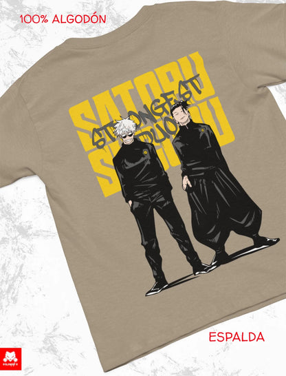 Playera Solomon's GOJO SATORU JJK | 100%
Algodón | Tacto Suave | Anime Streetwear