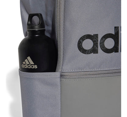 Mochila adidas Casual Classic Daily Unisex Gris Is7066 Diseño de la tela Liso