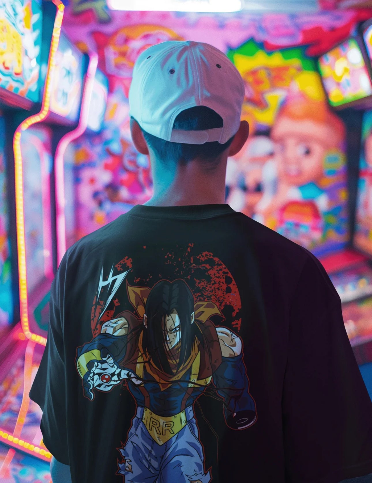 Playera Solomon's SUPER NO. 17 DRAGON BALL I 100% Algodón | Tacto Suave | Anime Streetwear