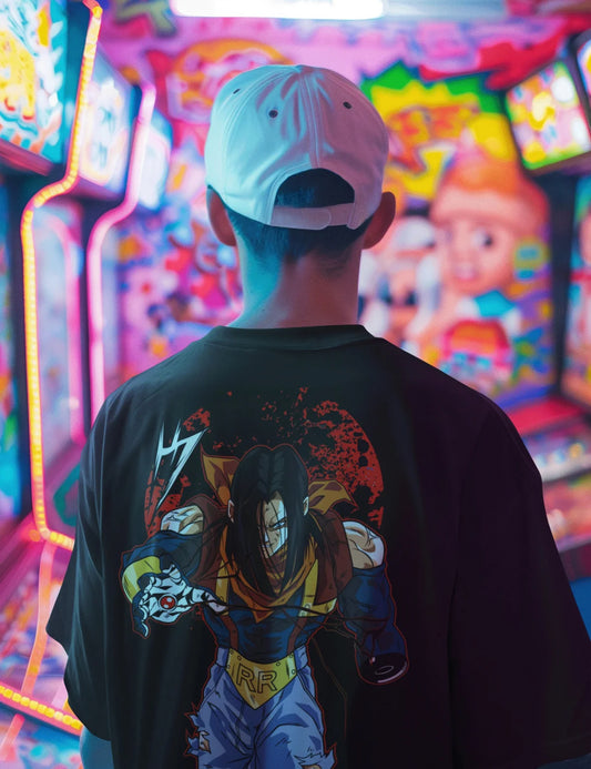 Playera Solomon's SUPER NO. 17 DRAGON BALL I 100% Algodón | Tacto Suave | Anime Streetwear