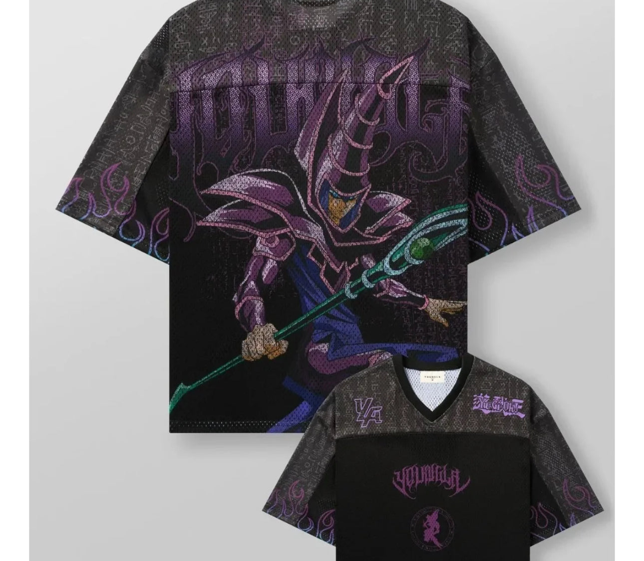 (🌍 INTERNACIONAL COMERCIO) Camiseta Yu Gi Oh Para Hombre, Extragrande, Poliéster De Sec