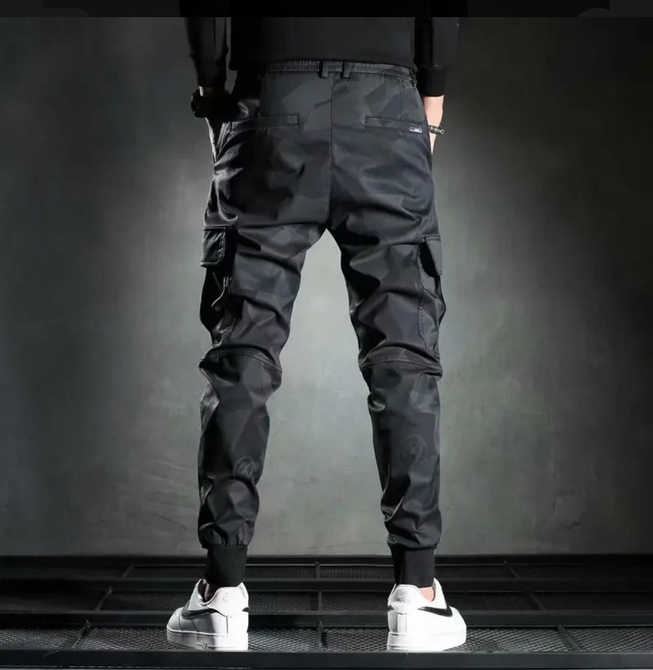 INTERNACIONAL Pantalones Cortos Tipo Cargo De Camuflaje Para Hombre, Cintu