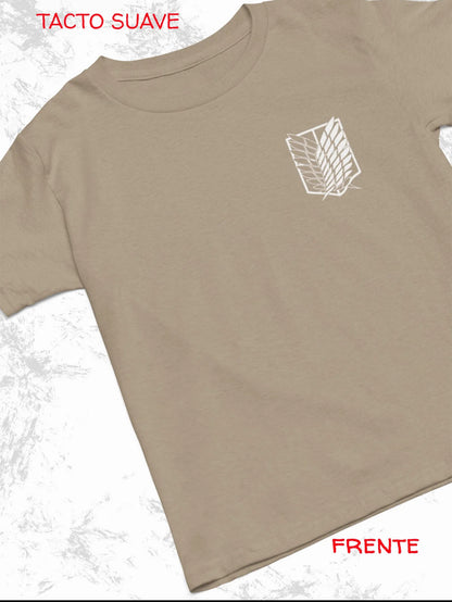 Playera Solomon's SHINGEKI NO KYOJIN I 100%
Algodón | Tacto Suave | Anime Streetwear