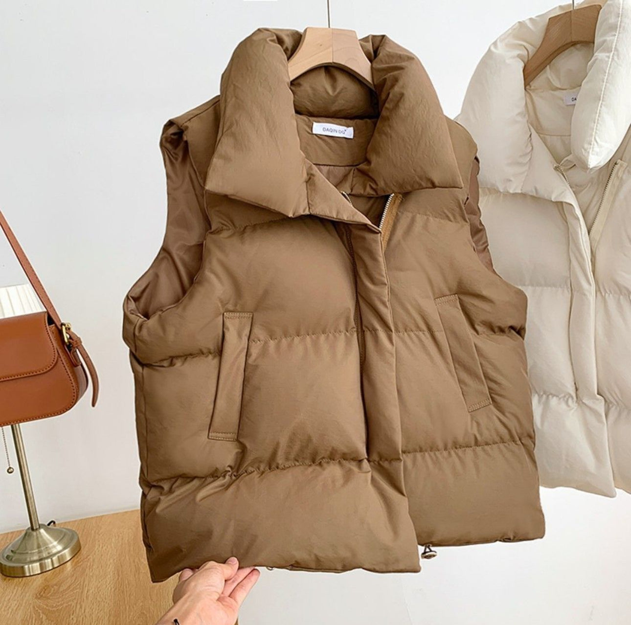 (🌎 PRODUCTO INTERNACIONAL) Chaleco Casual Sin Mangas Cálido Para Mujer