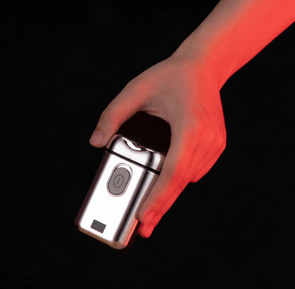 Afeitadora eléctrica para hombre - Cabezal 3D extraible y lavable - Resistente al agua -
Recargable por USB - Uso en seco y húmedo - Apto para viajes - 50 % de descuento - 2 colores