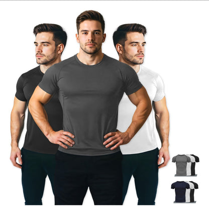 3pzs Playera Licras Deportivas Hombre Compresión Manga Gym