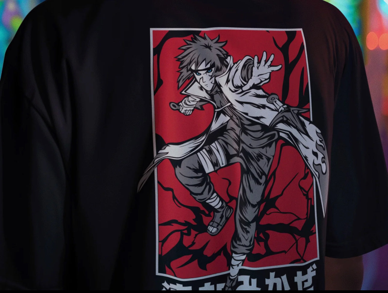 Playera Solomon's MINATO NARUTO | 100% Algodón | Tacto Suave | Anime Streetwear