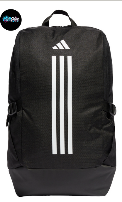 Mochila unisex de entrenamiento de Adidas, color negro y blanco 23 L