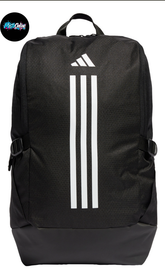 Mochila unisex de entrenamiento de Adidas, color negro y blanco 23 L