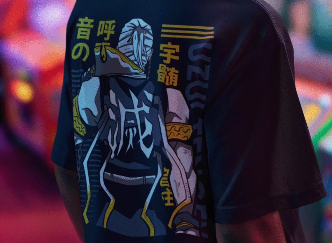 Playera DEMON SLAYER UZUI TENGEN | 100%
Algodón | Tacto Suave | Anime Streetwear