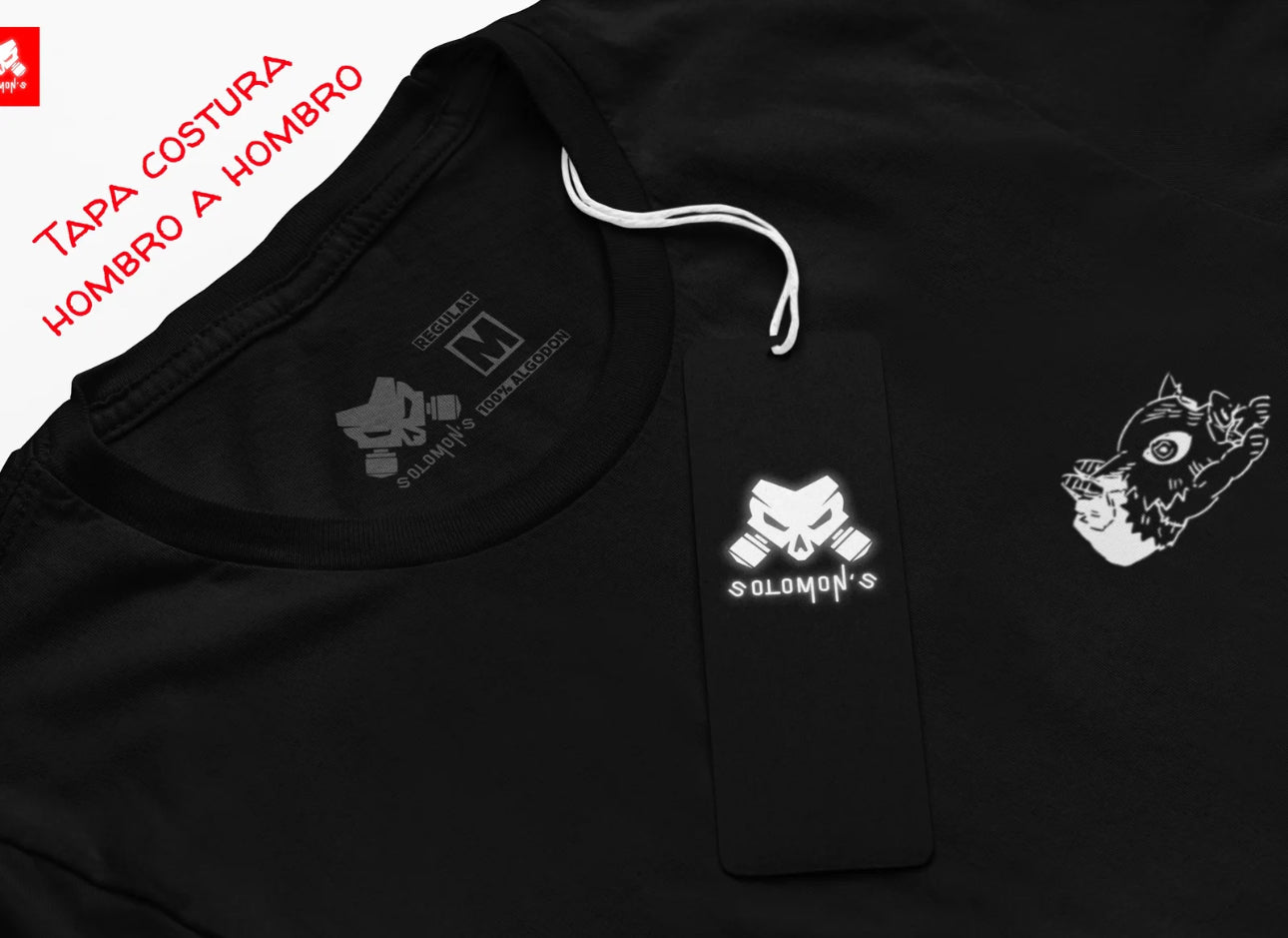 Playera Solomon's DEMON SLAYER TOKITO | 100%
Algodón | Tacto Suave | Anime Streetwear
