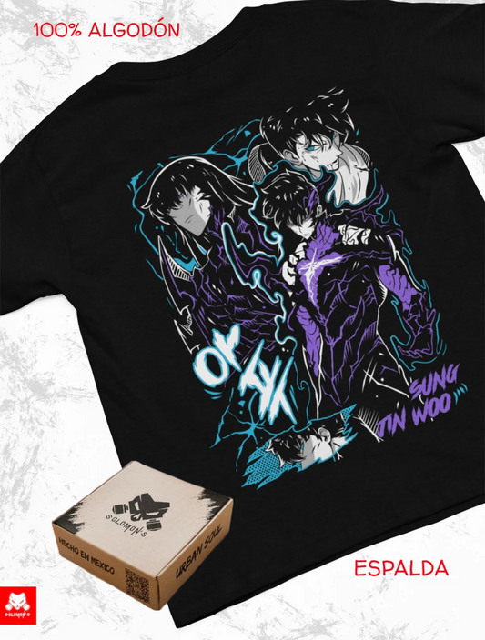 Playera Solomon's SOLO LEVELING | 100% Algodón
I Tacto Suave | Anime Streetwear