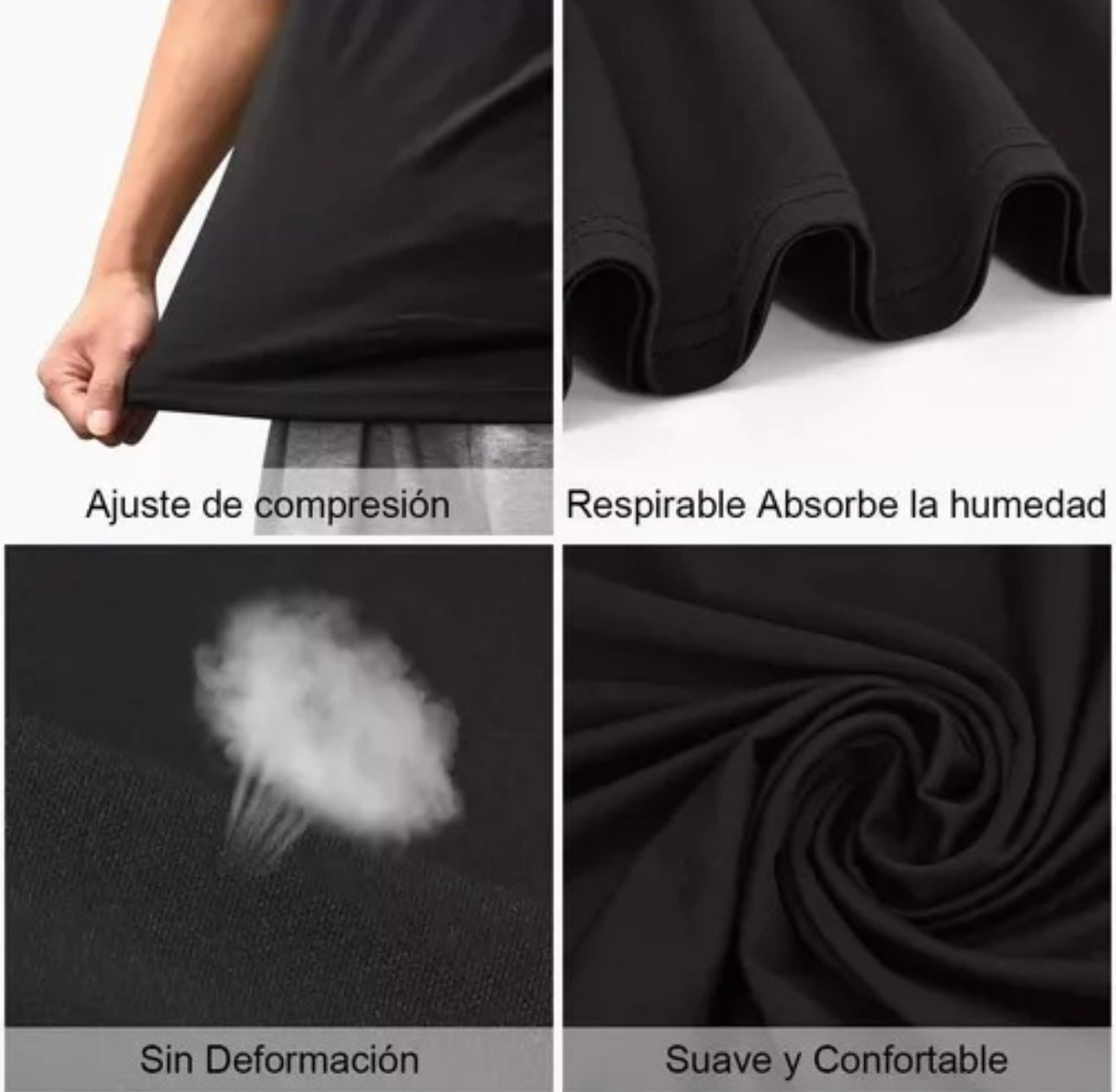 Playera Licra Deportiva Compresión Correr Manga Corta Gym