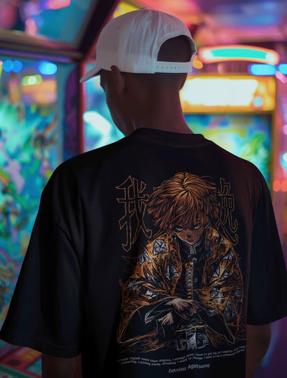 Playera Solomon's ZETNISU DEMON SLAYER | 100% Algodón | Tacto Suave | Anime Streetwear
