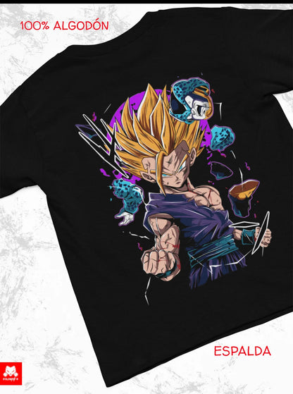 Playera Solomon's GOHAN DRAGON BALL 01 | 100% Algodón | Tacto Suave | Anime Streetwear