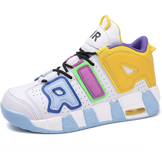 Air Deportivos Mujer Zapatillas de Uptempo para Correr Calzado Baloncesto Sneakers Gimnasio Casual Shoes