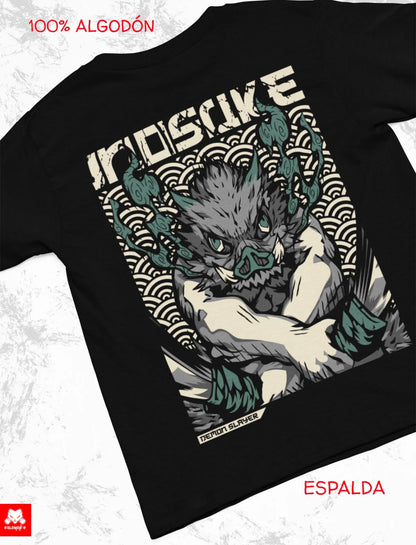 Playera Solomon's INOSUKE DEMON SLAYER 01 1 100% Algodón | Tacto Suave | Anime Streetwear