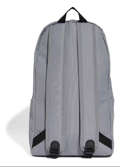 Mochila adidas Casual Classic Daily Unisex Gris Is7066 Diseño de la tela Liso