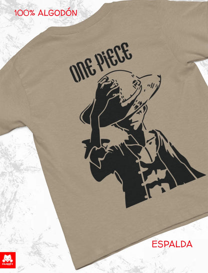 Playera Solomon's LUFFY ONE PIECE | 100% Algodón | Tacto Suave | Anime Streetwear