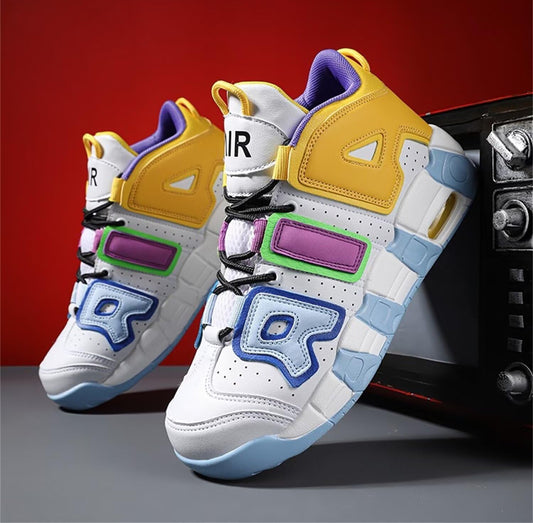 Air Deportivos Mujer Zapatillas de Uptempo para Correr Calzado Baloncesto Sneakers Gimnasio Casual Shoes