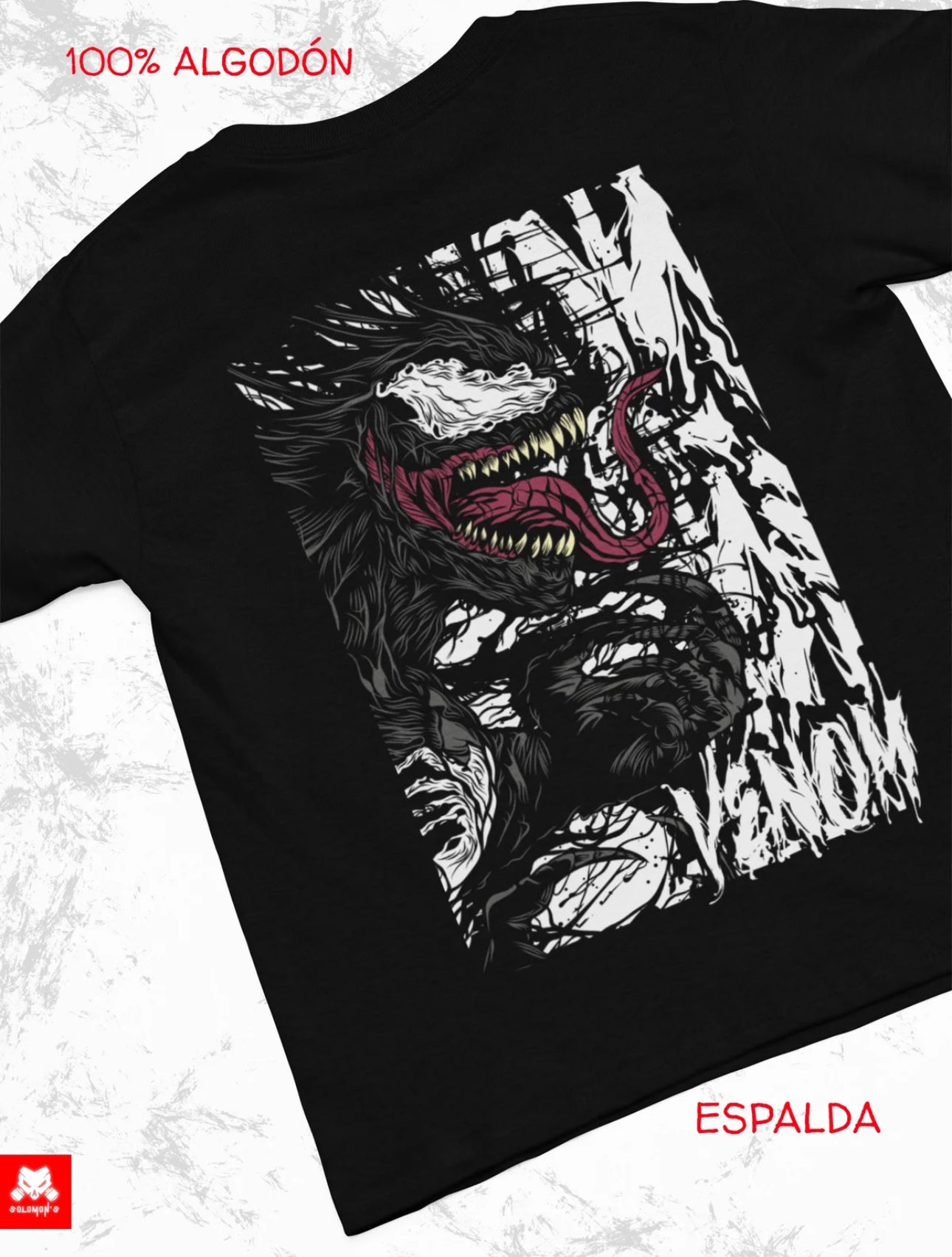 Playera Solomon's VENOM | 100% Algodón | Tacto
Suave | Anime Streetwear