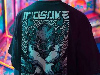 Playera Solomon's INOSUKE DEMON SLAYER 01 1 100% Algodón | Tacto Suave | Anime Streetwear