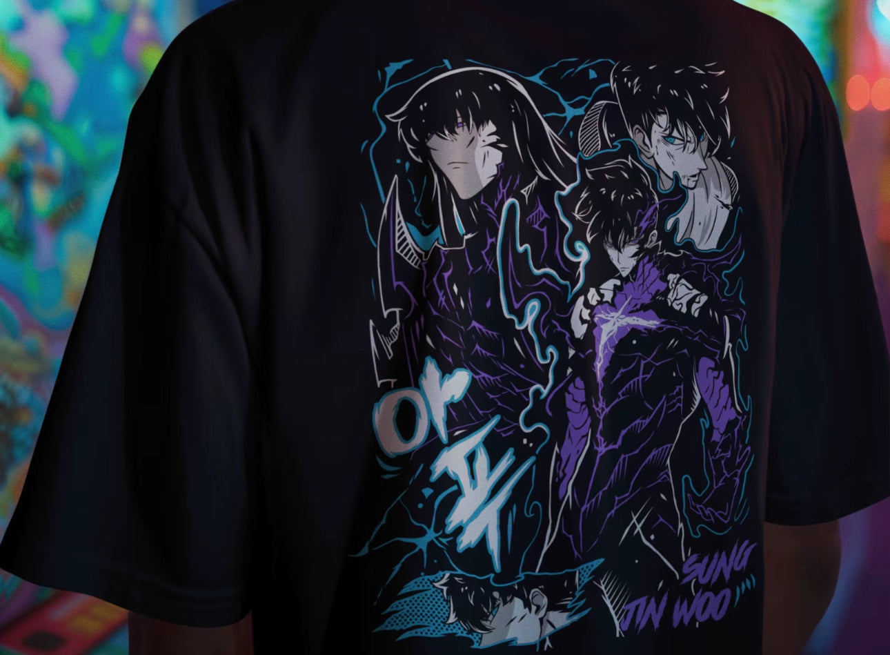 Playera Solomon's SOLO LEVELING | 100% Algodón
I Tacto Suave | Anime Streetwear