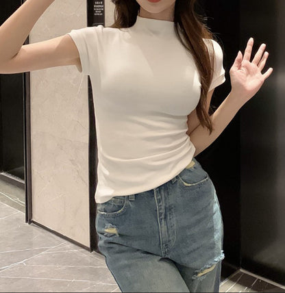 (🌎 PRODUCTO INTERNACIONAL) Camisa Base De Verano A La Moda Para Mujer, Pantalones Corto