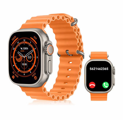 T800 1.99 smartwatch con pantalla súper grande, seguimiento de salud, notificaciones en tiempo real, pasos del ergometro