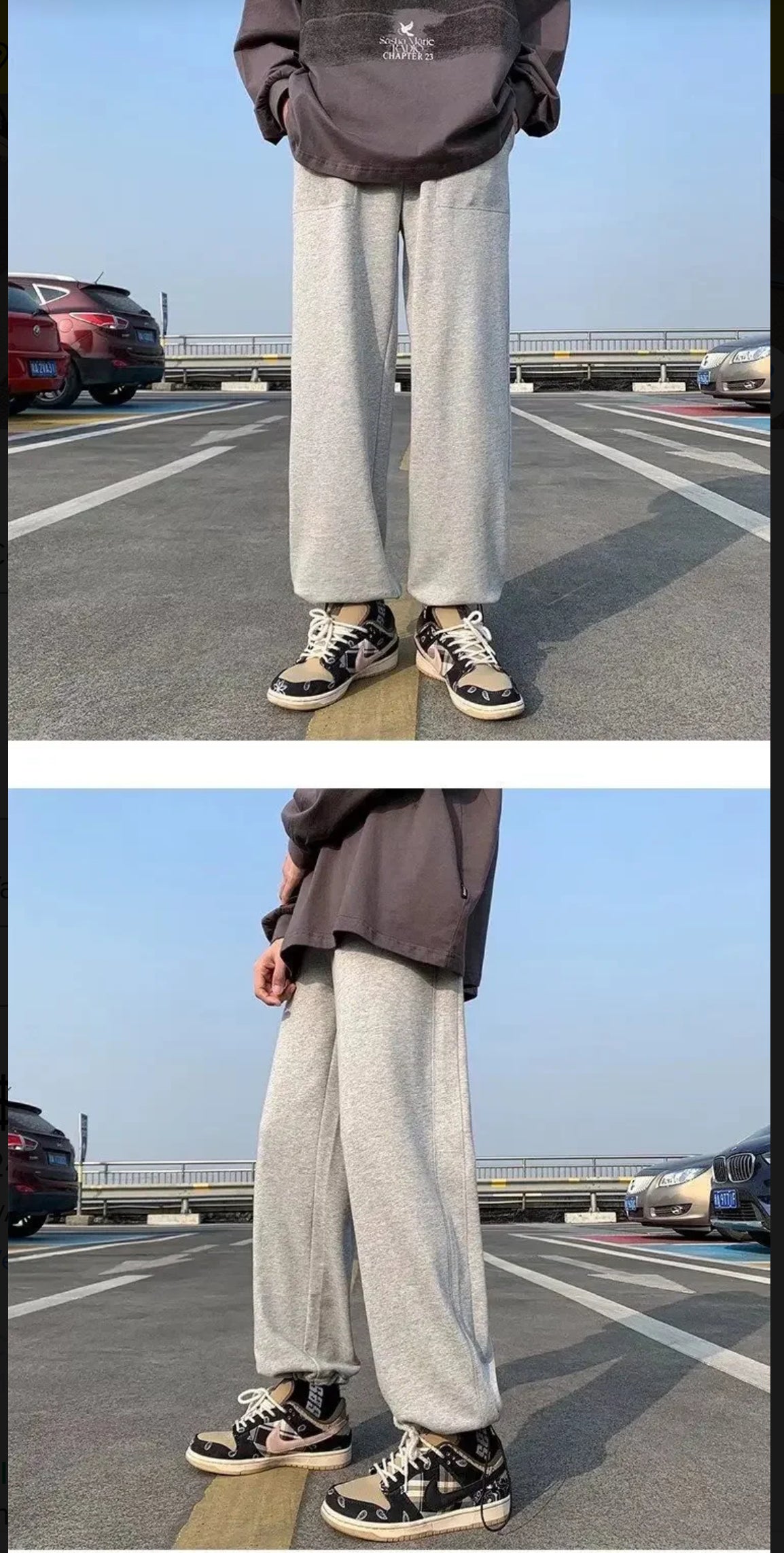 INTERNACIONAL Pantalones Casuales Atados Al Tobillo De Estilo Coreano Para