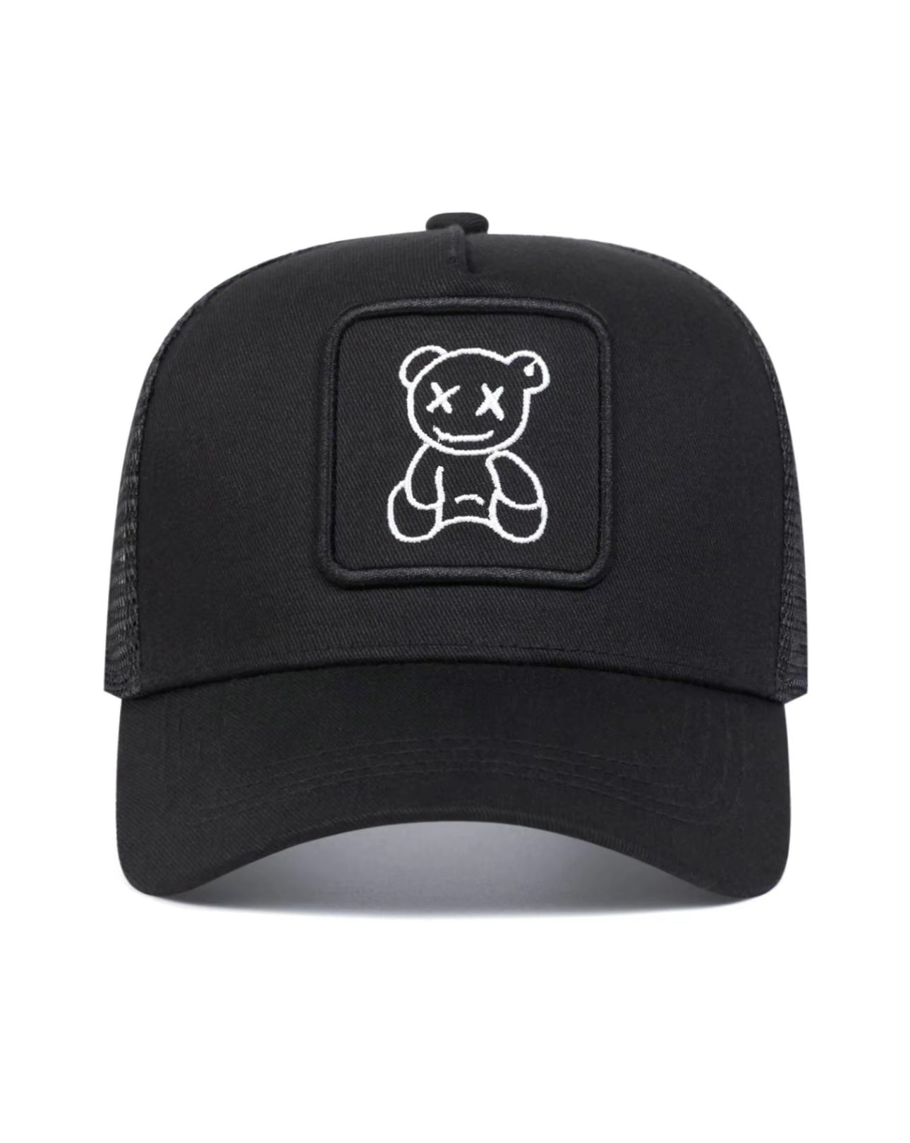 Gorra de Béisbol con Bordado de Oso de Dibujos Animados, Sombrero Casual para Deportes al Aire Libre para Hombres y Mujeres, Sombrero Ajustable para Protección Solar para Uso Diario