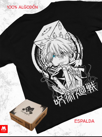 Playera Solomon's GOJO SATORU JJK | 100%
Algodón | Tacto Suave | Anime Streetwear