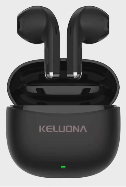 Audifonos In-ear lnalámbricos Keluona Kt10 Bluetooth V5.4 Color Negro