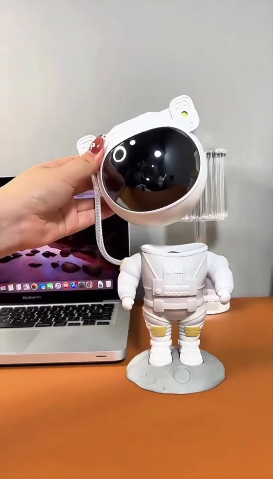 Proyector de Galaxias y Estrellas, Astronaut Light Projector, Astronauta Proyector de Estrellas, Proyector De Galaxias y Estrellas con Mando Distancia y Función de Temporizador, Ángulo
Ajustable