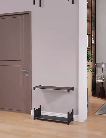 LERFM Estante de Almacenamiento 3 en 1 para Zapatos y Ropa, Extraíble y Fácil de Ensamblar,
Diseño Conveniente